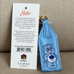 NWT Care Bears x Lug Oversized Puller with Clasp: Grumpy Bear 💙